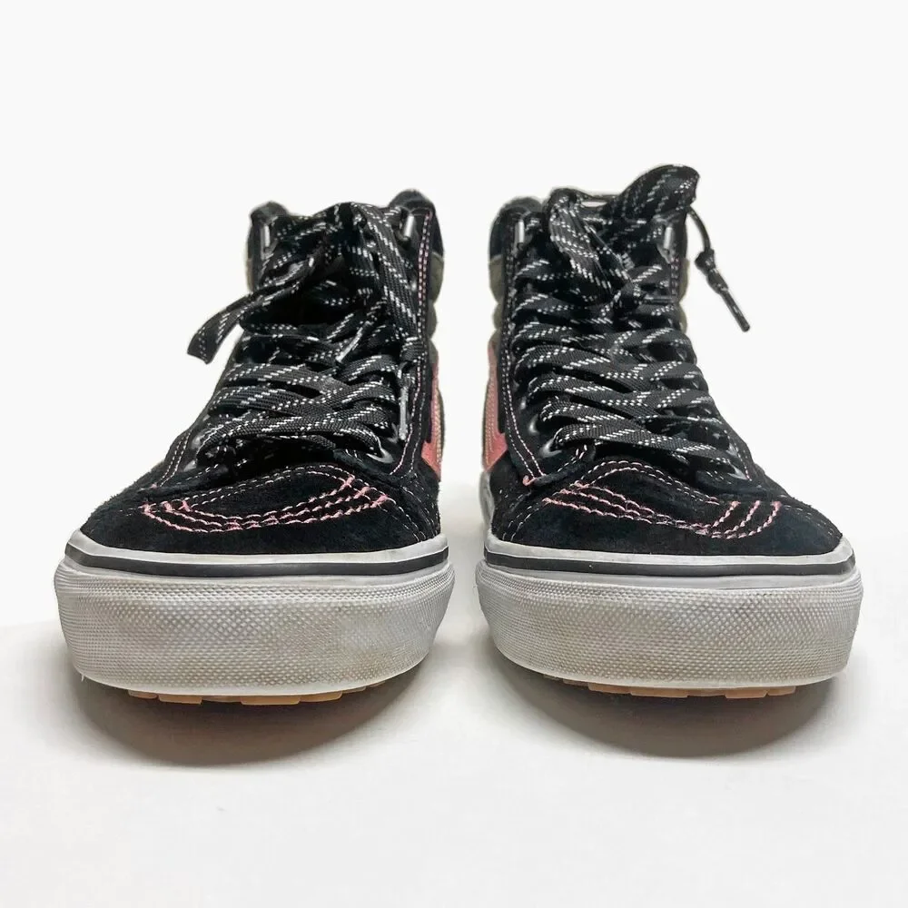 Vans Sk8-Hi Unisex Shoes Women's 7.5 / Men's 6 Black Pink HEIQ ECO DRY 721356